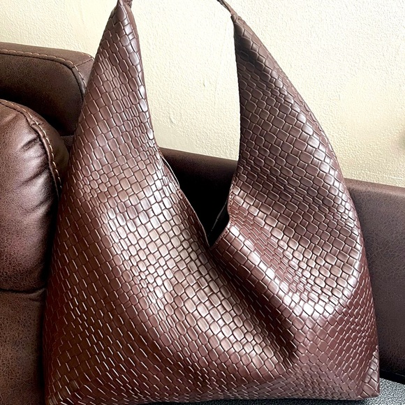 Michelle Bag! Coco Brown Weave Purse New! - Picture 4 of 7